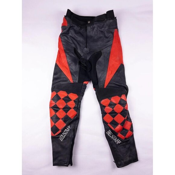 BELSTAFF Women's Vintage Motorcycle Racing Suit Size 42 In Red/Black - Picture 4 of 16